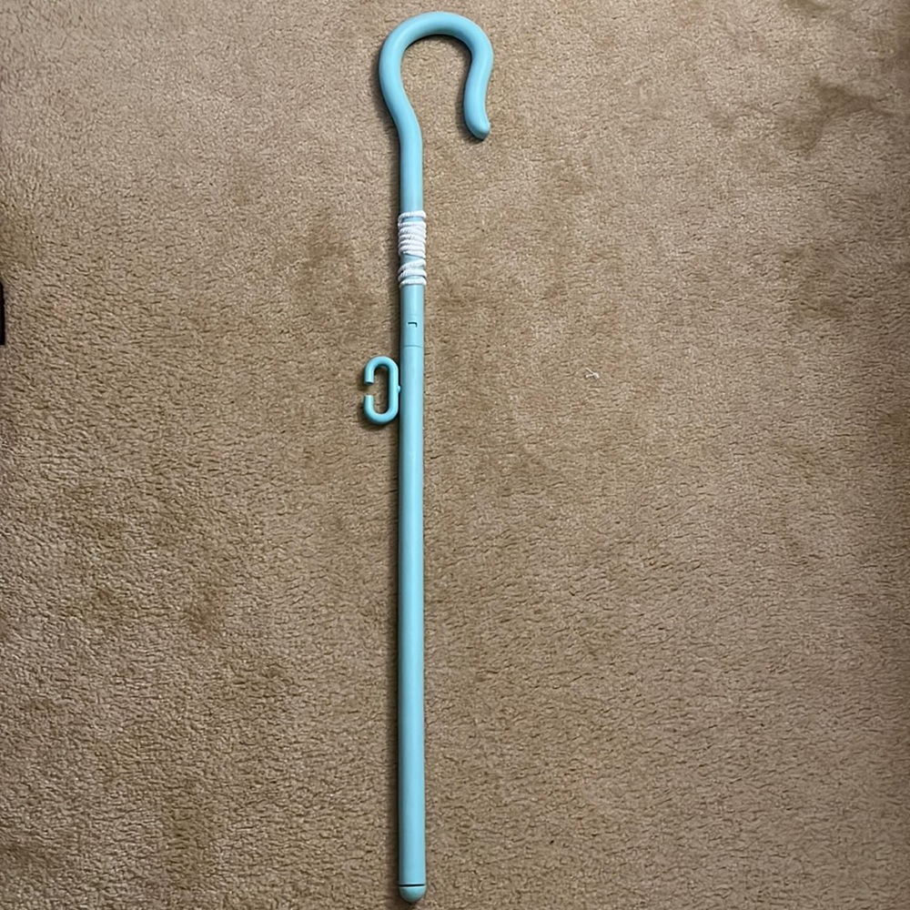 Baby blue Disney Toy Story little bo peep sheep herd crook